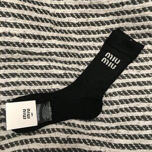 MIU MIU Black Socks